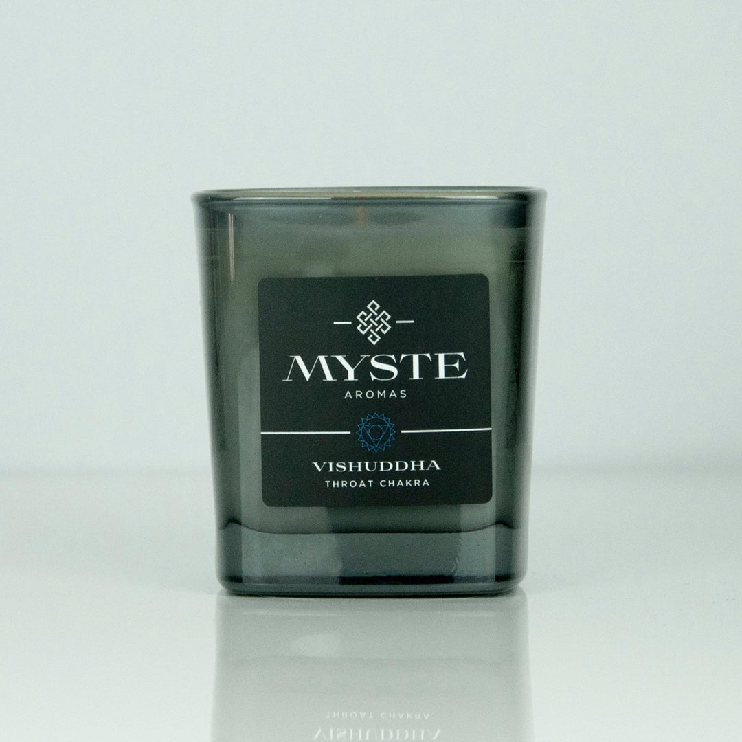 Throat Chakra Scented Candle - Myste Online - Scented candles